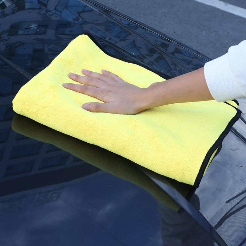 SEAMETAL Ręcznik do mycia samochodu 400GSM Mikrofibra Wysoka absorpcja wody Ręczniki do czyszczenia Pogrubiona Miękka Ściereczka do mycia i suszenia samochodu