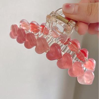 Pinza Rosa a Doppio Lato a Forma di Squalo: Simpatico fermaglio per capelli copricapo giapponese