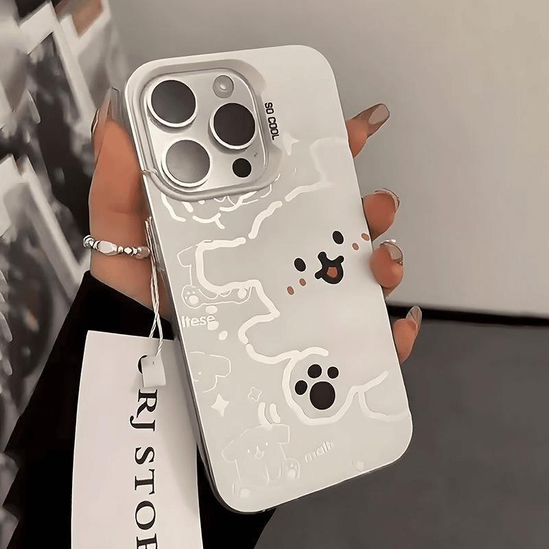 Line Puppy for Apple 17promax phone case 16 Huawei pura80 Xiaomi 15Reno matte s50