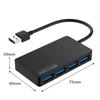 Répartiteur Multi Usb Hub 3.0 haute vitesse, adaptateur d'extension Multiple à 4 ports, accessoires d'ordinateur pour