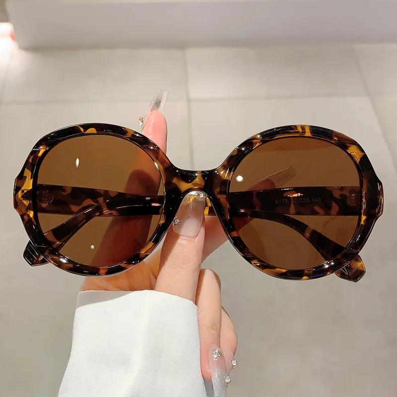 

Oversized Round Vintage Sunglasses Women For Men Luxury Brand Designer Sun Glasses Popular Outdoor Big Frame Punk Eyewear Uv400