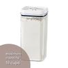 19 Cup Clear Food Storage Container Airtight Flip-Tite Easy Open Lid Stackable BPA Free Durable Kitchen Pantry Organizer