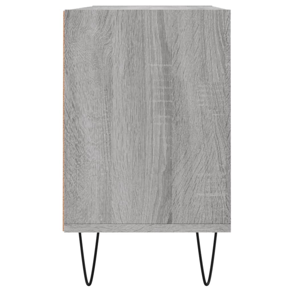 TV Cabinet Gray Sonoma 103.5 x 30 x 50 cm Particleboard
