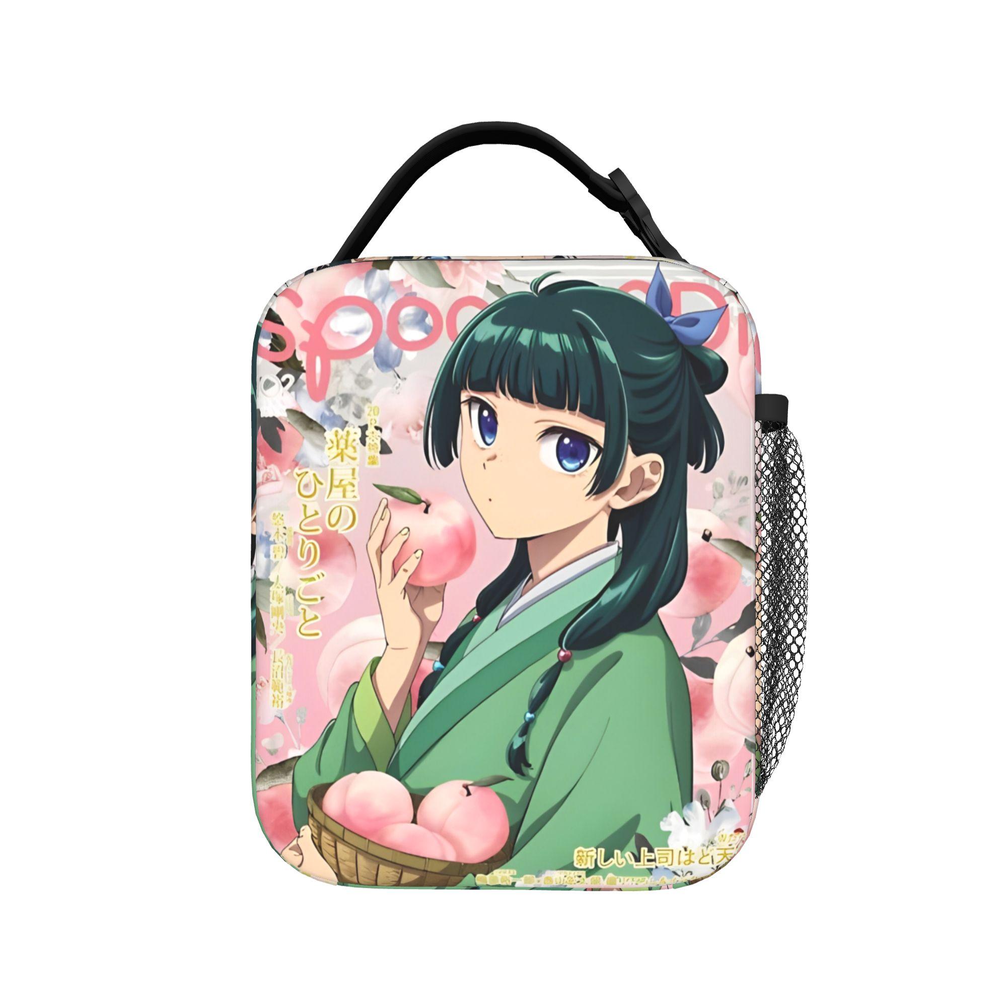 Maomao Jinshi Anime Geïsoleerde Lunchtas Grote Capaciteit The Apothecary Diaries Lunchcontainer Thermische Tas Lunchbox Tote Strand One Size