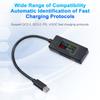 Voltage  Meter Type-C Voltage and Current  Meter 4-30V 0-6.5A 195W Type-C USB   Voltmeter with Color LCD Display