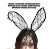 Bunny Ear Headband Women Headwear Costume Accessory for Party Cosplay Daily Life
