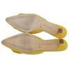 MANOLO BLAHNIK Women's Suede Mules, Yellow, Size 36 1/2 shoes 36 1/2 yellowUsed
