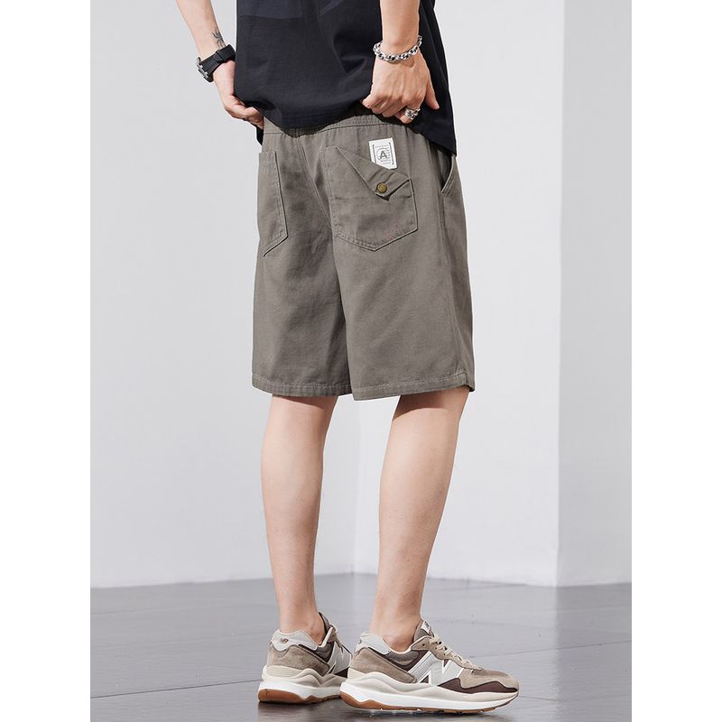 Wassup Lightweight and Breathable Five-Point Cargo Shorts for Men, Summer American High Street Sports Casual Retro Trendy Shorts