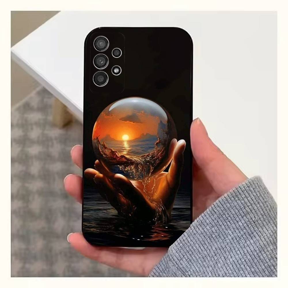 

Cool Environment Art Case For Samsung S21,S20,S10,Plus,S9,S22,S25,Ultra,S24,S23,FE,Lite,Soft Silicone Black SamsungS10Plus