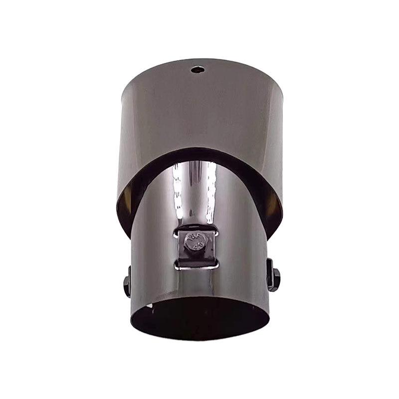 Universal Titanium Black Stainless Steel Exhaust Tailpipe Sleeve for Buick Excelle, Nissan Bluebird, and Ford Focus