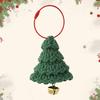 Christmas Tree Hanging Ornament Crochet Decoration Charm Pendant for Cafe