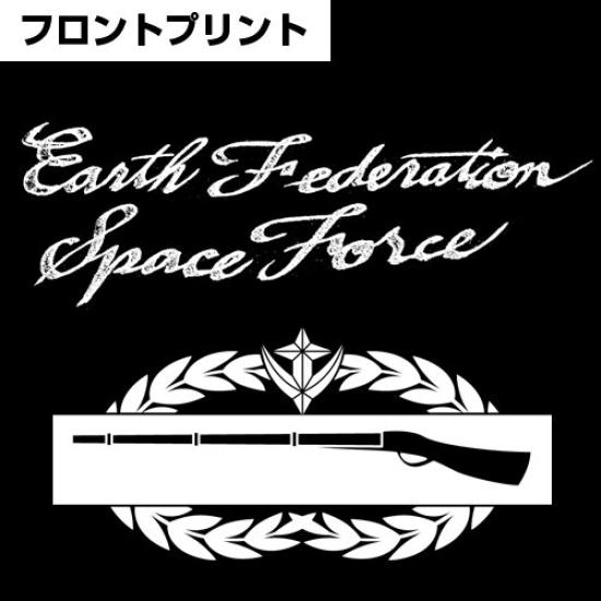 Mobilní oblek Gundam Earth Federation Forces Tričko, černá M [COSPA] Velikost BDU