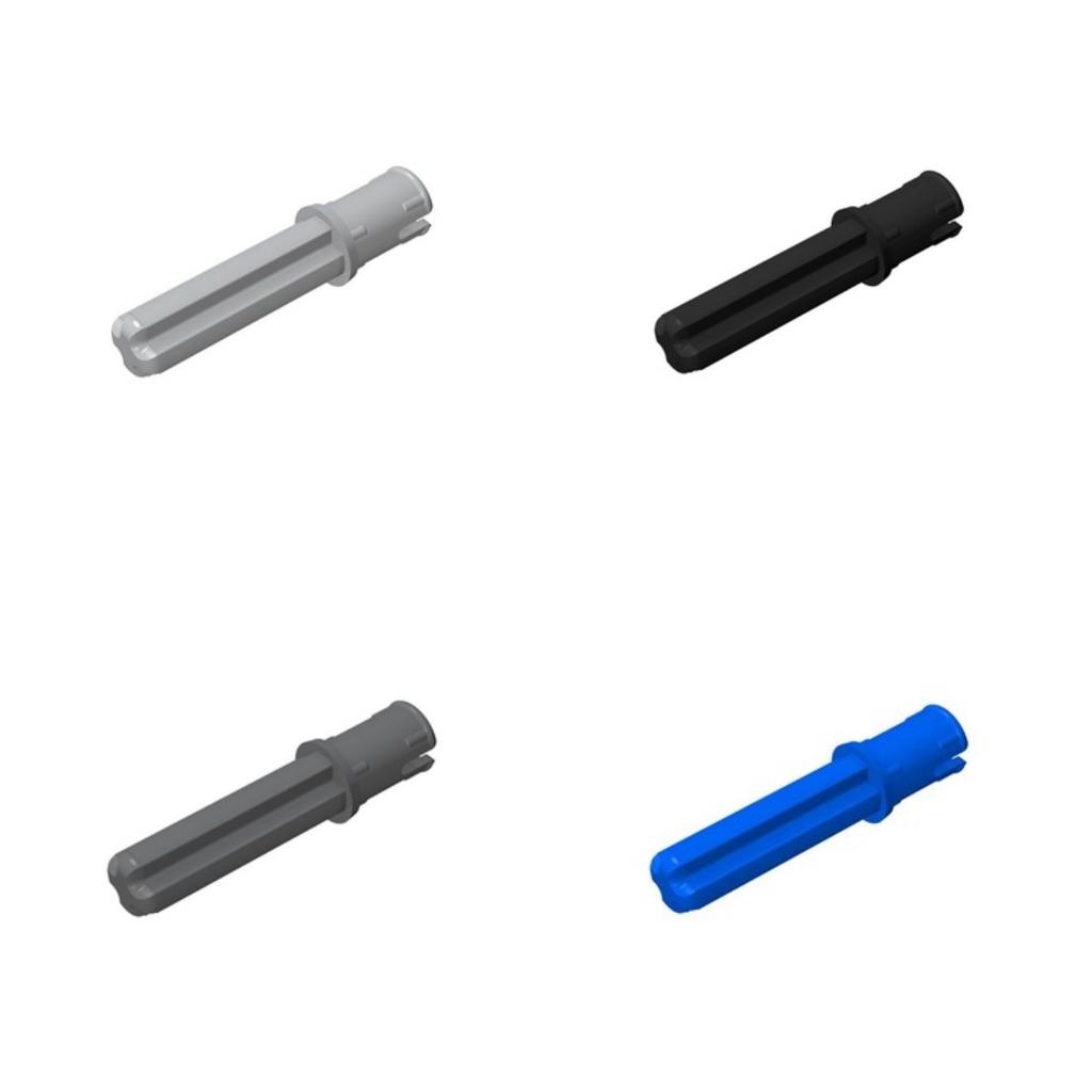 Non-Toxic Moc Bolt Pin With Friction Peg Cross Axle Technical Building Blocks Diy Connector Bricks Compatible 2780 3673 32556 32054 6558