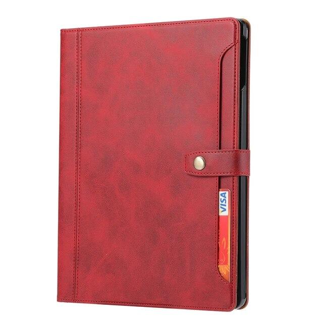 For iPad Air 5 4 Case 10.9 Luxury Business Flip Leather Book Case With Card Slot Stand Cover For iPad Pro 11 12.9 Mini 4
