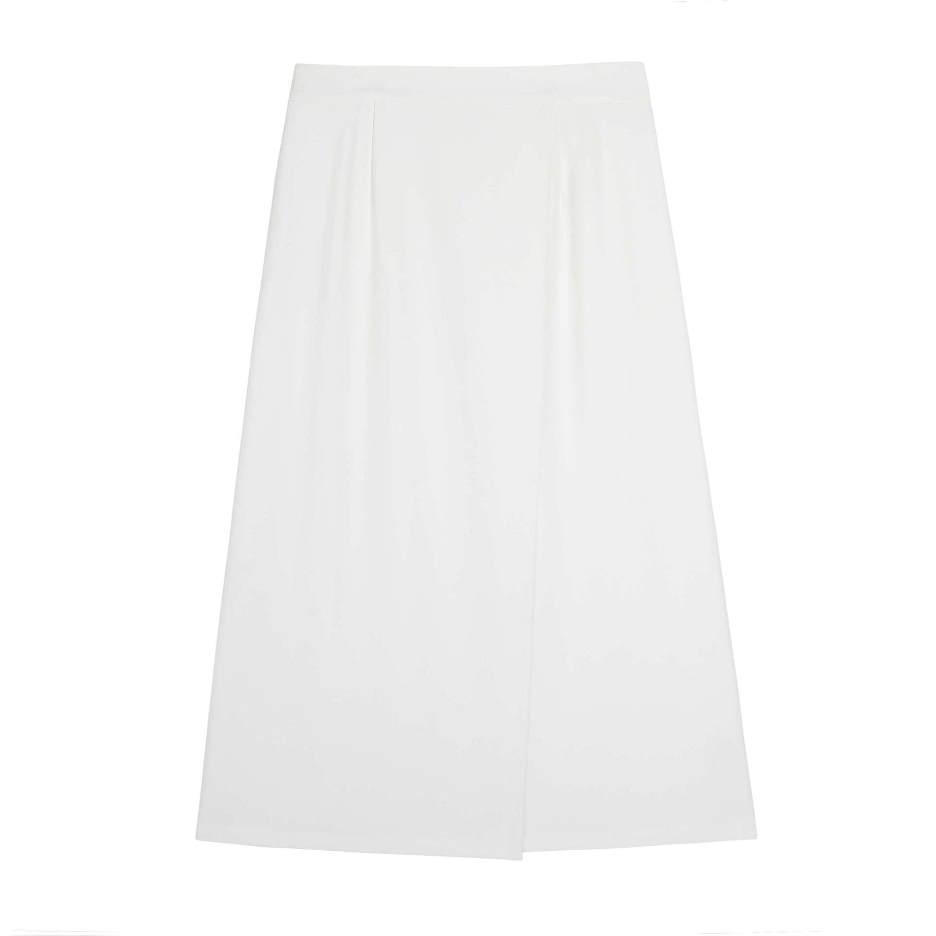 

Drapey Midi Skirt: Plus Size Summer High-Waist Wrap for Women 3XL (160-180 lbs)