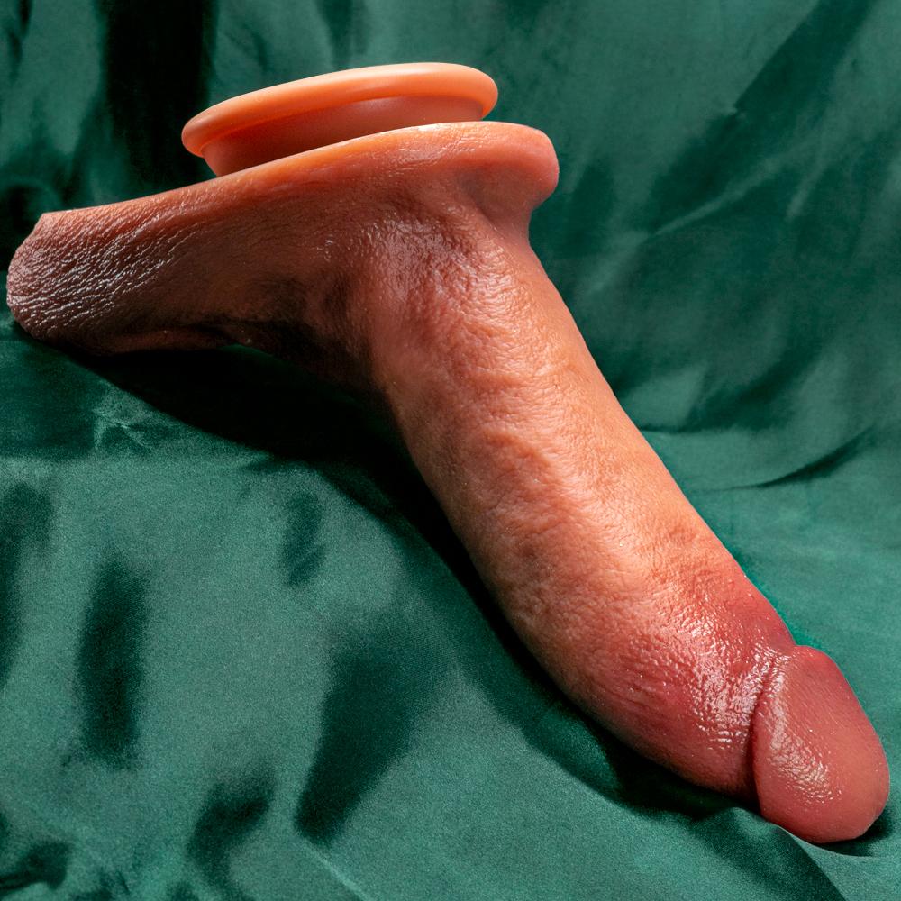 Meat Bully Doppelter Flüssigsilikon-Künstlicher Penis-Makeup Weiblicher Masturbator Dicker langer Urlaubspenis Sexuelle Bedarfsartikel für Erwachsene