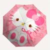 1pc Hello Kitty Pink Background Umbrella with Plastic Handle,Suitable for All Seasons Home Travel Outdoor UmbrellaSanlio699