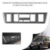 Carbon Fiber Central Air Conditioning Control Panel Decorative Cover For BMW X5 E53 2000-2006 Car Interiors Accessories Sticker