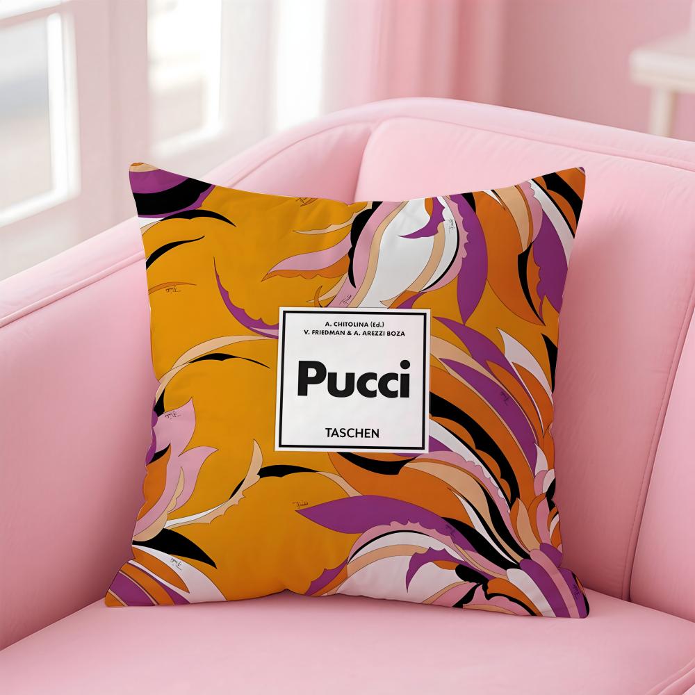 Brand E-Emilio Pucci Srls Cushion Cover Comfortable Reversible Pillow Cover Ideal For Car Sofa Bedroom & Beyond