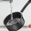Soup Pot Thermal Cooker Non-stick Cookware for Kitchen Milk Noodles Pots Coating Saucepan with Cover Single Handle Pan Home
