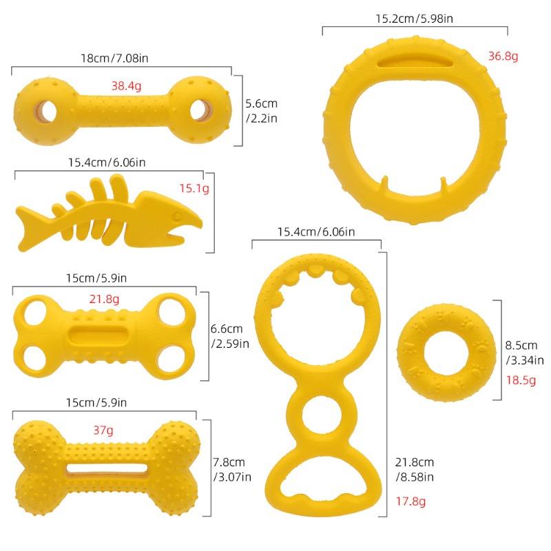 Dog Toys That Can Float Water, Train Dogs, Pull Rings, Self-entertain and Relieve Boredom, Teething Soft Rubber Pet Toys