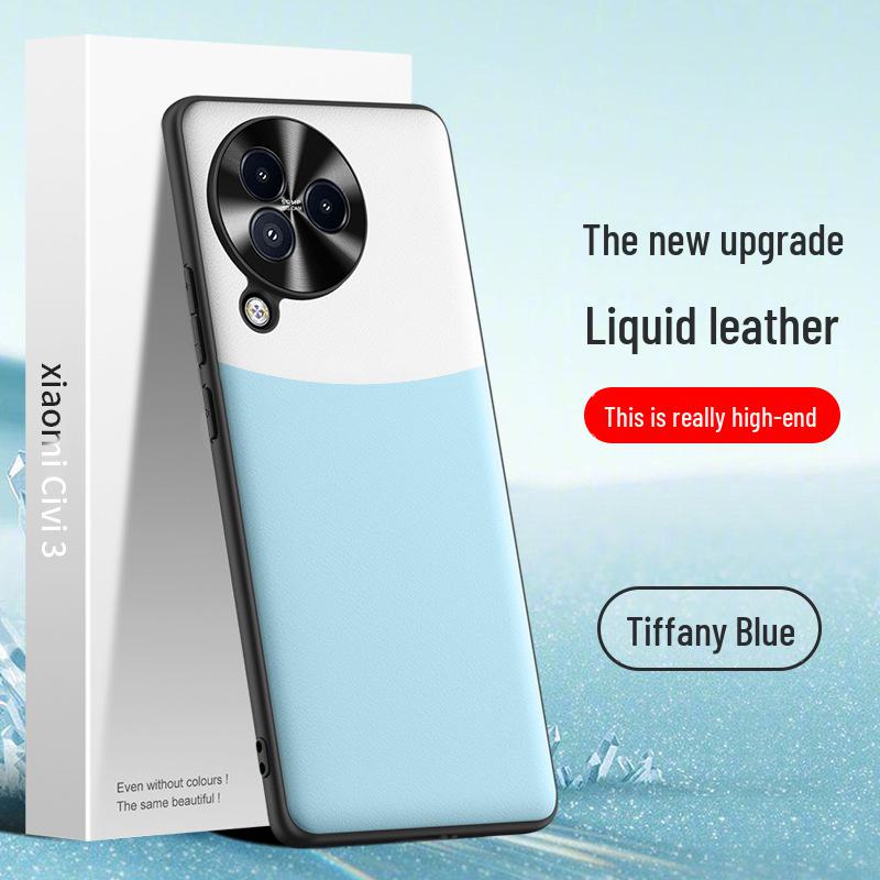 Anti-fall Liquid Leather Case for Xiaomi Civi3 Offers Protection Against Stains and Drops In One Sleek Piece.