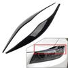 Headlight Eyelid Eyebrow Cover For BMW 3 Series E90 E91 2006-2011 Bright Black