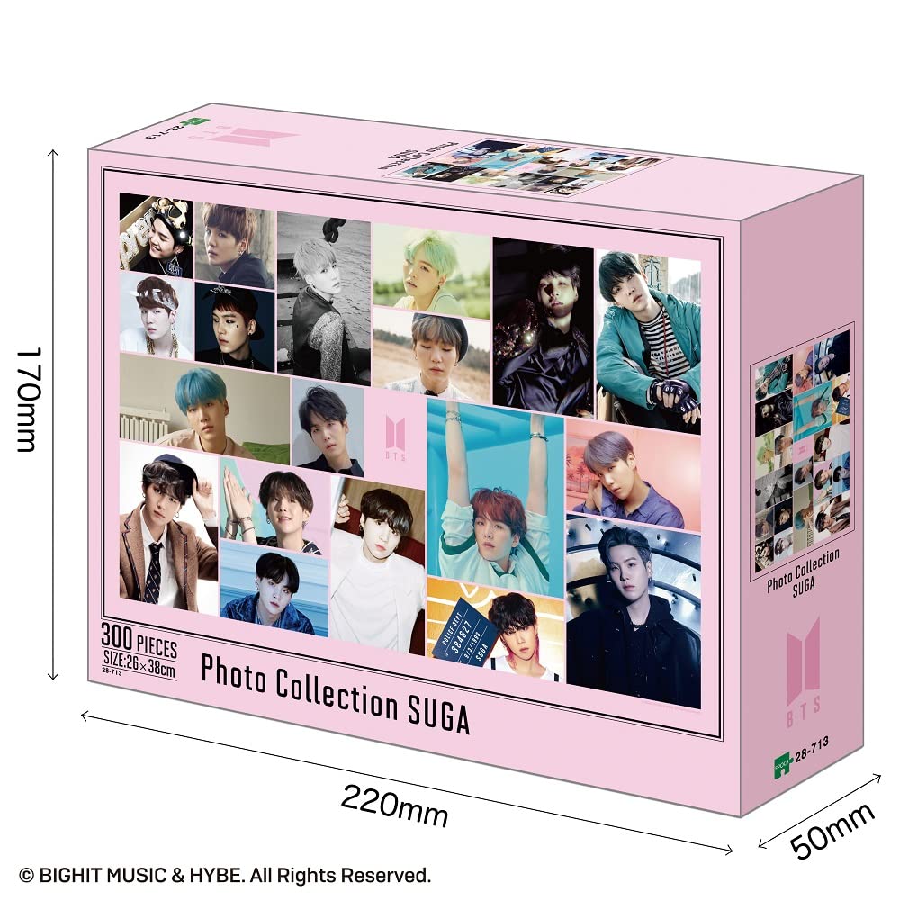 Epoch 300 Piece Jigsaw Puzzle BTS Photo Collection SUGA X with Glue and Spatula Included EPOCH (26 38cm) 28-713