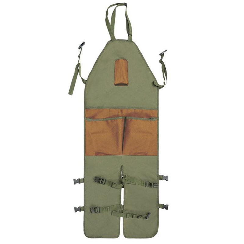 Zahradní zástěra z oxfordské látky Nastavitelný popruh Zástěra odolná proti skvrnám Zástěra chránící nohy pro zahradničení Venkovní prořezávání