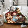 1pc Blanket The Wizard of Oz Print Design, Lightweight Blanket for Sofa, Bed- Soft &Warm, Gift for All Seasons like Christmas, Halloween