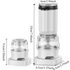 Ceramic Grinding Core Electric Pepper Grinder Set Automatic Spice Mill  Kitchen Gadget