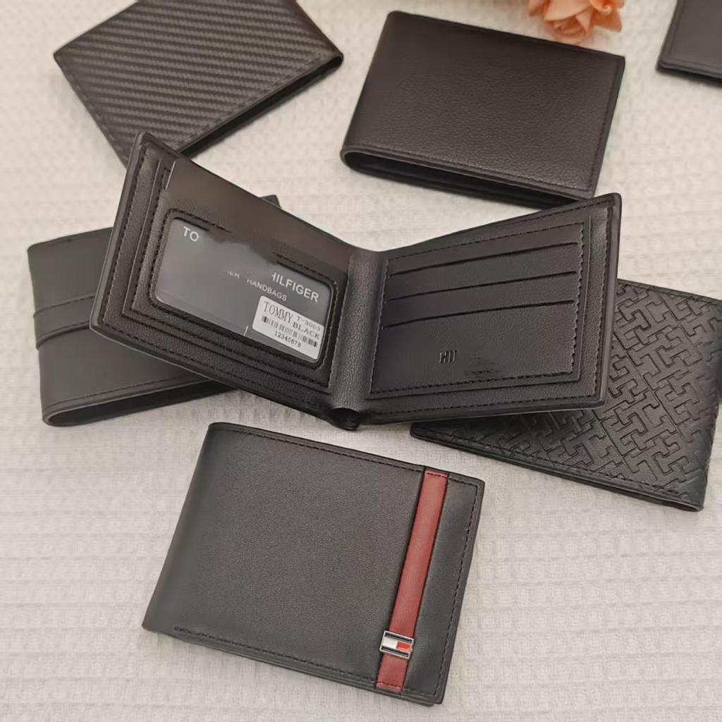 2025 Men's Elegant Multi-Card Wallet and Money Clip - Handsome, Versatile, Light Luxury Solid Color Design.