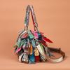 Genuine Leather Bag Contrasting Color Tassel Single-shoulder Crossbody Handbag for Women