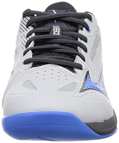 Mizuno Wave Exceed 5 Wide CS Tennis Shoes, Light Gray/Blue/Light Gray, Size 27.5 cm, 3E