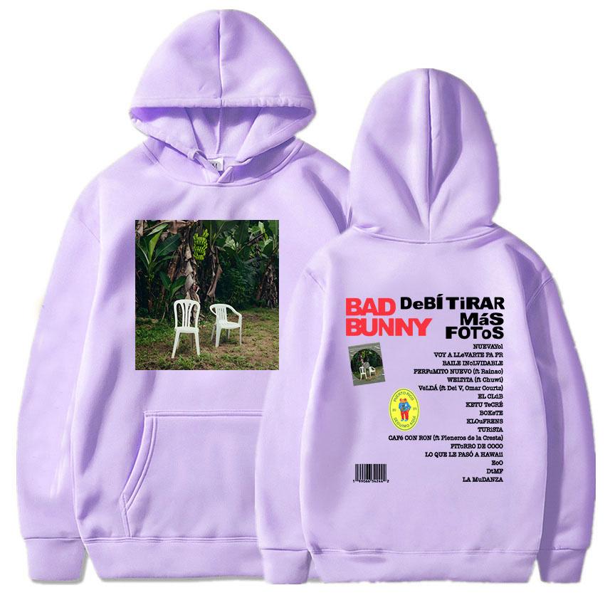 Women Clothes Bad Bunny DTMF Debí Tirar Más Fotos Hoodies 2025 Album Printing Sweatshirts Winter Casual Sudaderas Para Mujer