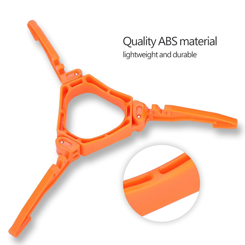 Outdoor Camping Gas Tank Bracket Hiking Bottle Shelf Foldable Stand Tripod