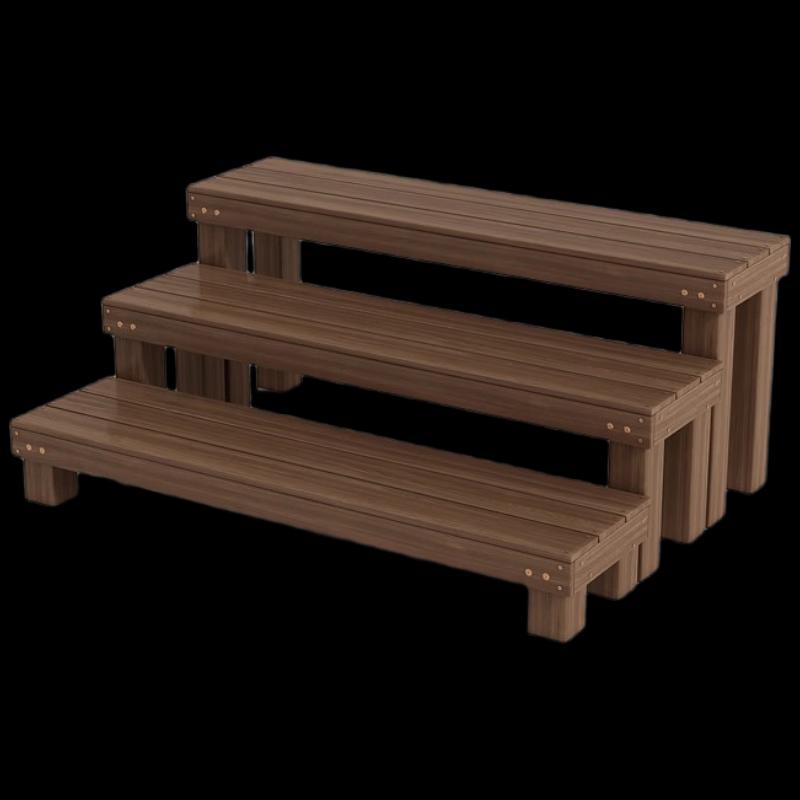 3-Piece Tiered Metal Plant Stand & Storage Rack Set