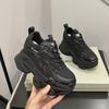 Inner Heightening Dad Shoes Women's Spring 2025 New Breathable Mesh Sneakers Women's Versatile Platform Women's Shoes