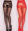 Shengrenmei New Tights Fashion Pantyhose Red White Stockings Women Ladies Sexy Lingerie Open Crotch Tights  Dropshipping