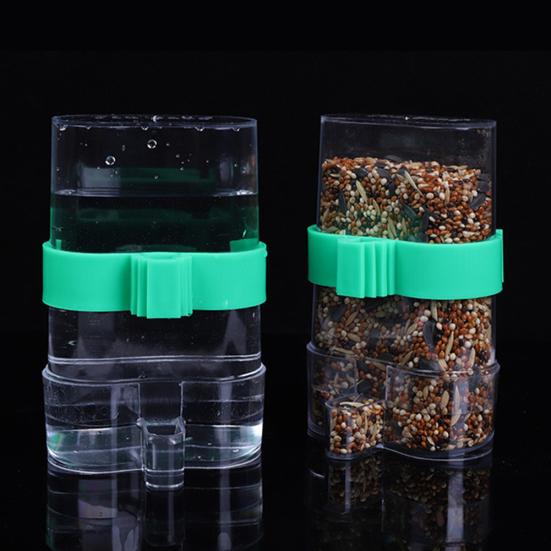 220ml Trappola per Acqua Automatica Gabbie per Uccelli Accessori Mangiatoia Fontana per Bere Pappagalli