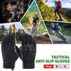 Motorcycle Gloves For Men, Breathable Mesh Cycling Gloves With Hard Shell & Palm Padding,