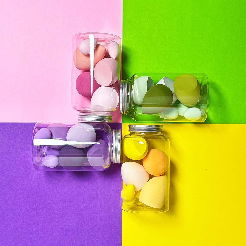 Gourd-Shaped Dual-Use Makeup Sponge, Dry & Wet Use, Slant-Cut Cushion Puff 4060