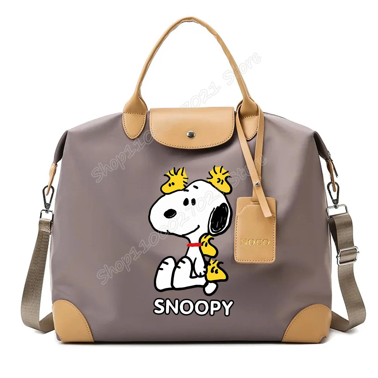 Süßer Cartoon-Hund Damen-Umhängetasche Große Kapazität Modische Crossbody-Tasche Süße Anime-Handtasche Geschenk beige