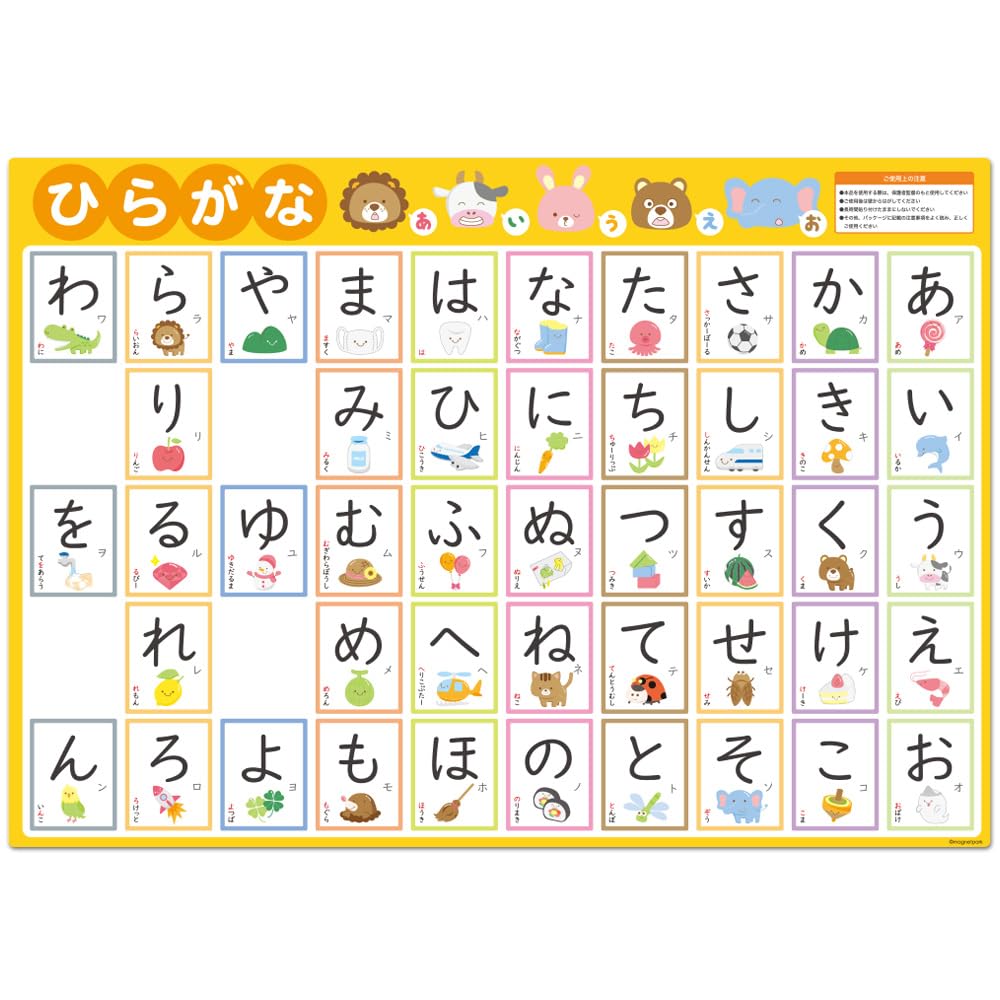 

Алфавитная таблица плакат Сделан из магнитного листа [Плакат для ванной]