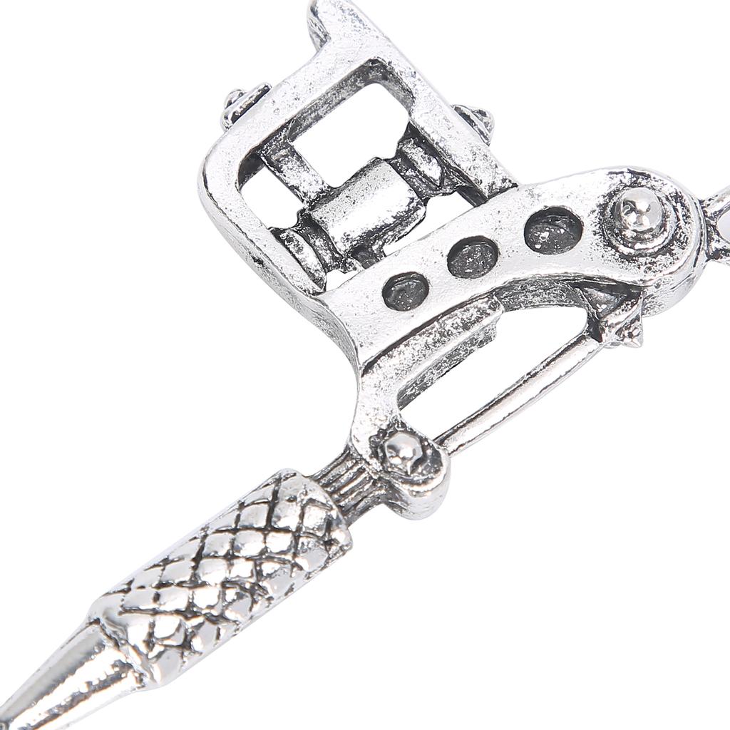 Breloc Aliaj Pandantiv Mașină de Tatuat Breloc la Modă Punk Bijuterie Accesoriu