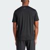 adidas HIIT T-Shirts Herren Schwarz Rundhals Mäßig Gerader Schnitt IL7008