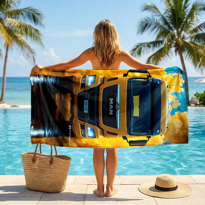 MAN Mode Strandtuch Tragbar Weich Schnelltrocknendes Handtuch Für Schwimmen Camping Urlaub
