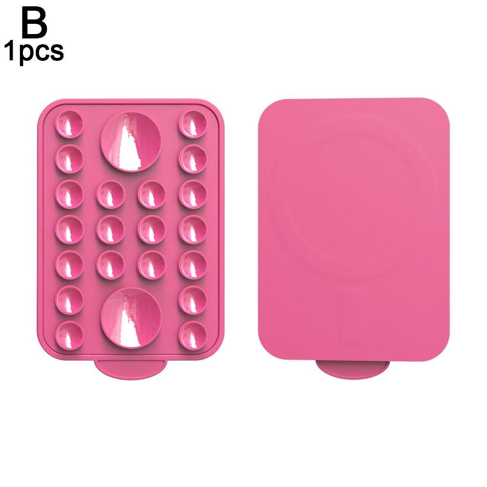 For Magsafe Magnetic Silicone Cell Phone Suction Cup Suction Mini Portable Car Mount Navigation Bracket Sticker