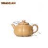 130ml Traditional Yixing Purple Clay Teapots Handmade Persimmon Pot Raw Ore Section Mud Kettle Zisha Tea Set Ornaments Gifts