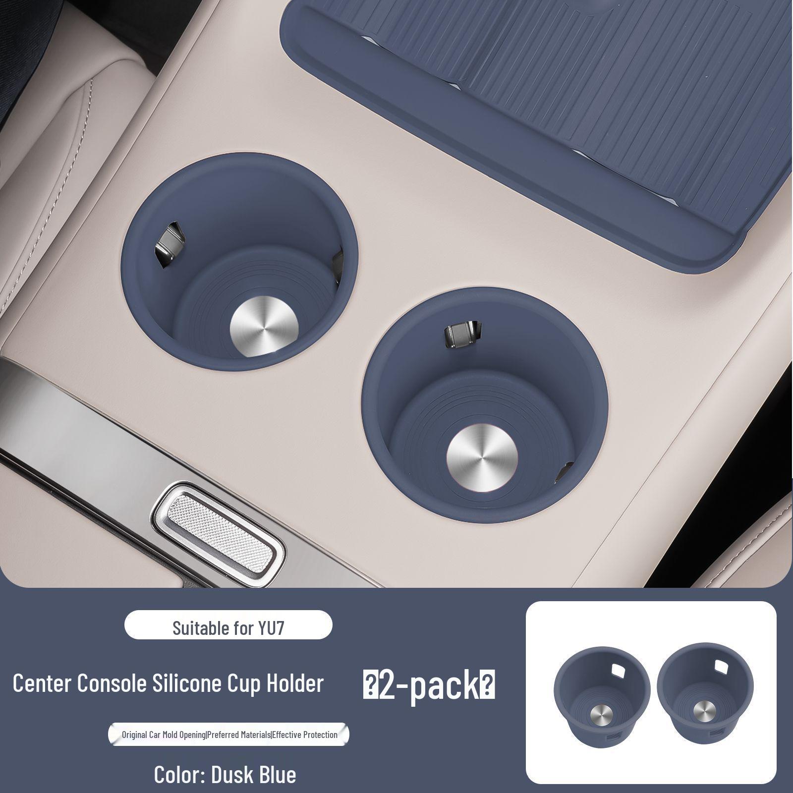 Silicone Cup Holder Cover for Xiaomi YU7 Center Console